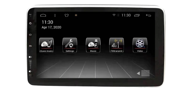 BLACKSPIDER BSM101DD 10.1" Double Din Tablet with Apple Carplay & Android Auto 360 Degree Rotation
