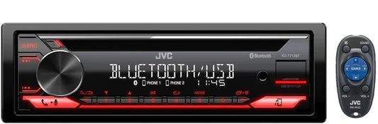 JVC KD-T712BT BT/CD/USB Single Din Radio