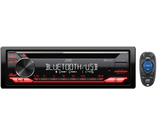 JVC KD-T752BT BT/CD/USB/AUX Single Din Radio