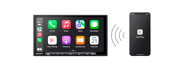 Sony XAV-AX6000 7" Double Din with Carplay & Android Auto Digital Multimedia Receiver