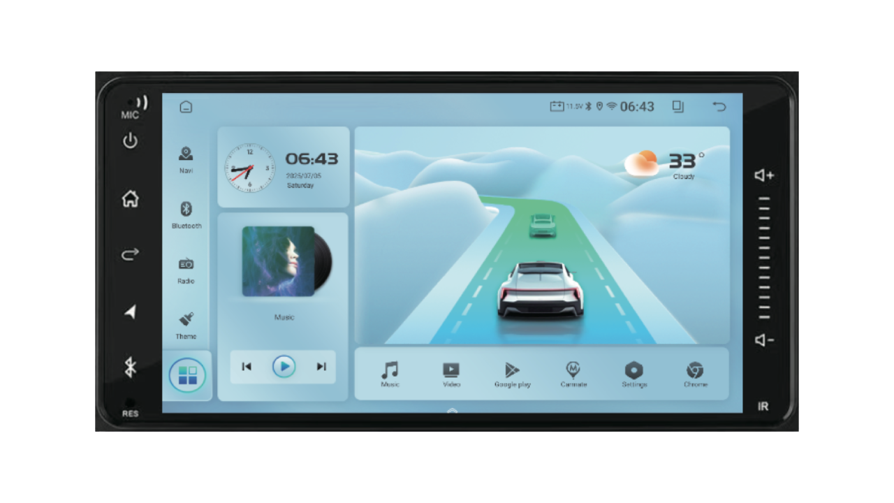 Lumina LA RS17 TYA 7" Carplay/AndroidAuto Toyota Universal Radio