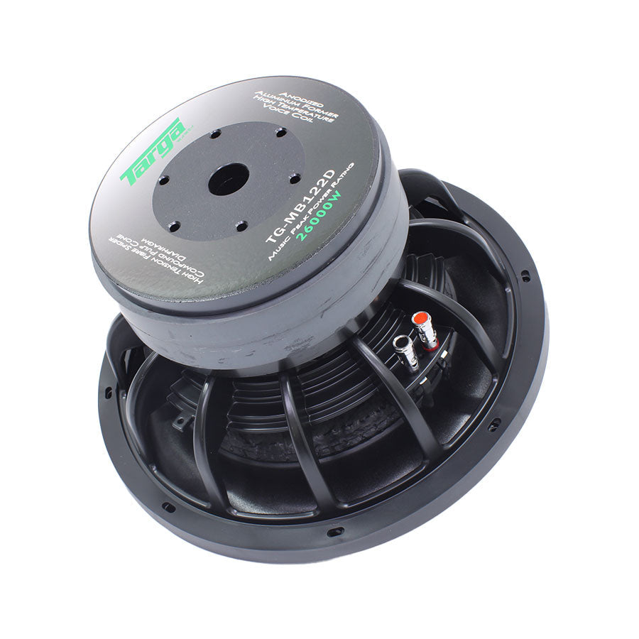 Targa Mamba Series TG-MB122D 12″ 26000w DVC Subwoofer