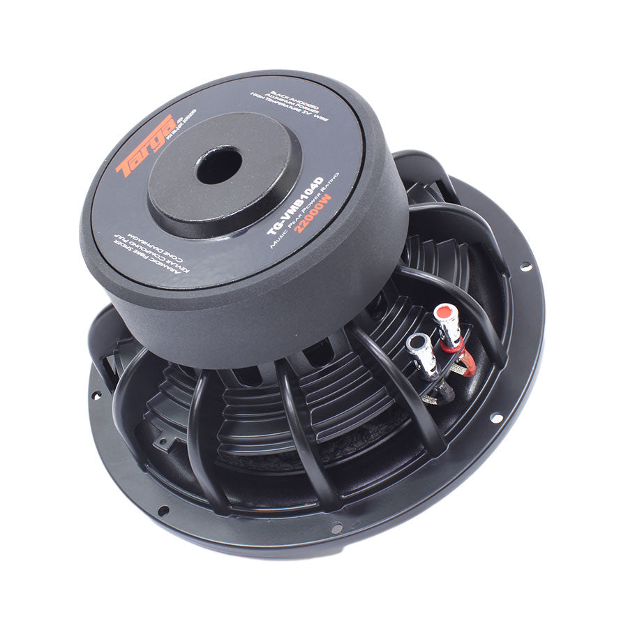 Targa TG-VMB104D4 VENOM Black Series 10″ 8000w DVC Subwoofer