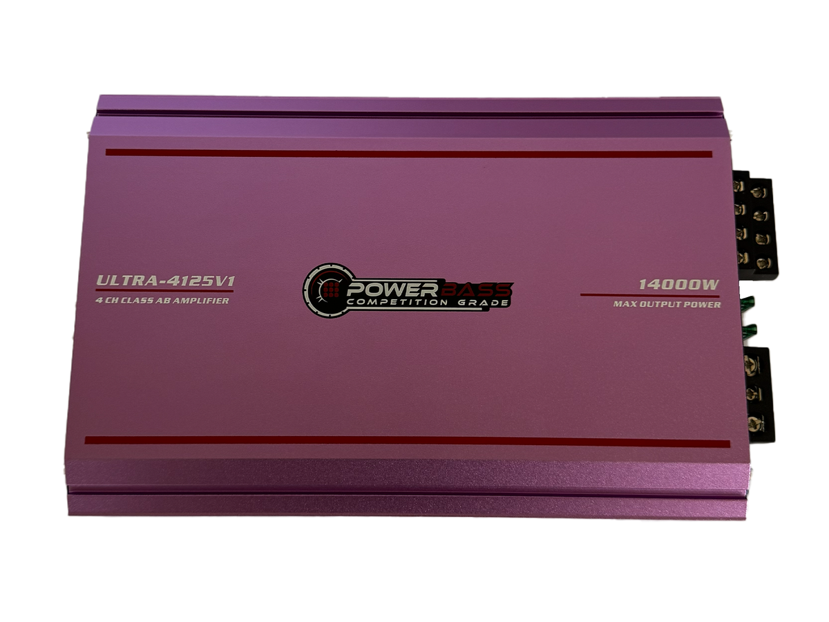 Powerbass ULTRA-4125V1 4 Channel Amplifier - 14000W