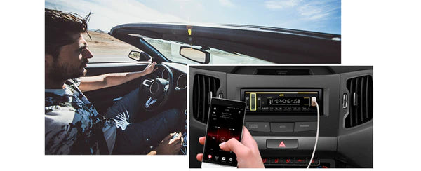 JVC KD-X368BT BT/USB/AUX Single Din Radio