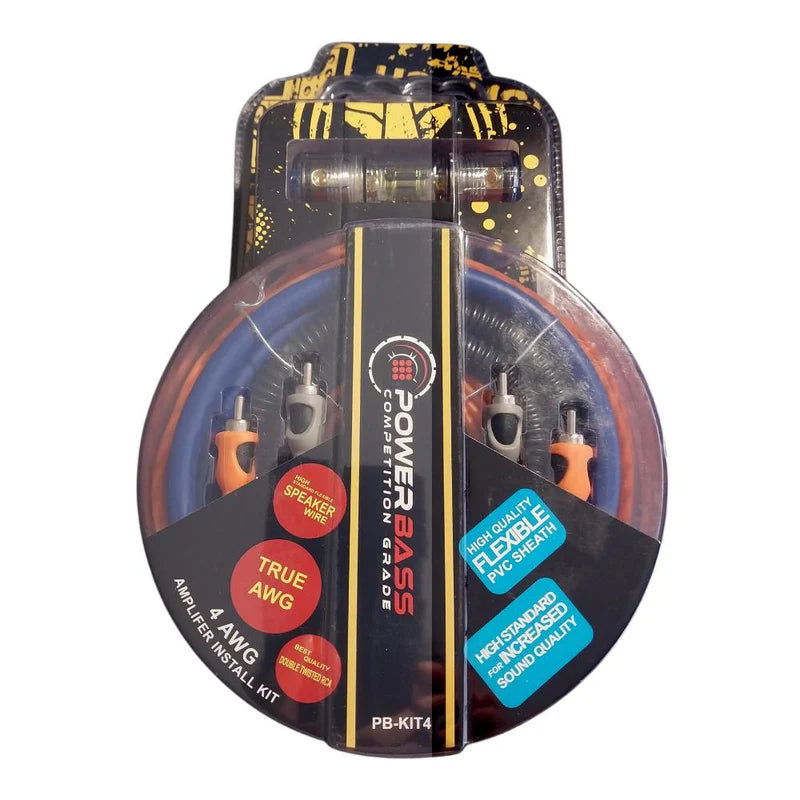 Powerbass PB-KIT4 KIT4 4 Gauge Wiring Kit