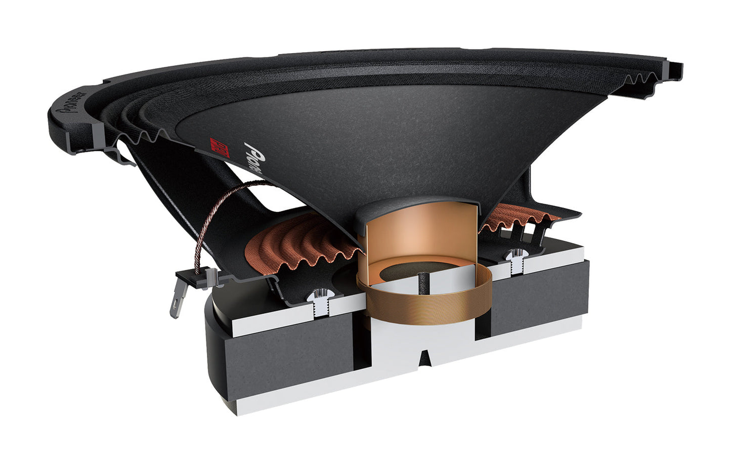 Pioneer Shuriken Series TS-M2010PRO 8" 400W High Efficiency Midrange Speakers