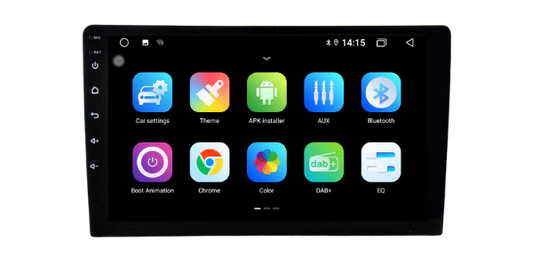 Blackspider BSNAV 9" Double Din with AndroidAuto & Carplay