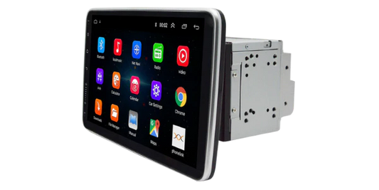 BLACKSPIDER BSM101DD 10.1" Double Din Tablet with Apple Carplay & Android Auto 360 Degree Rotation