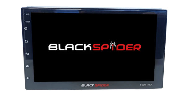 Blackspider BSDD1460LB+FREE CAMERA 7" Apple CarPlay Double Din Android Media BT/USB