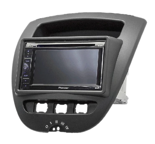 Toyota Aygo 2005-2014, Citroen C1 2005-2014, Peugeot 2005-2014 Double Din Trimplate