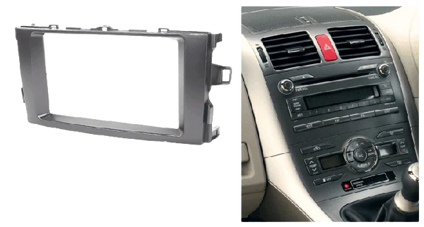 Toyota Auris 2006-2012 Double Din Trimplate