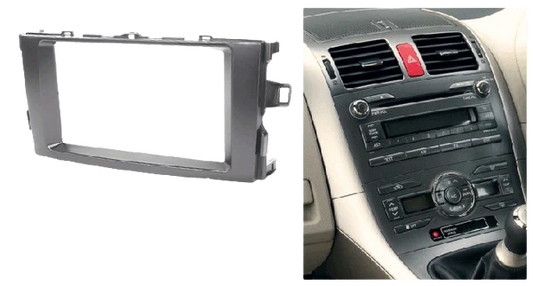 Toyota Auris 2006-2012 Double Din Trimplate