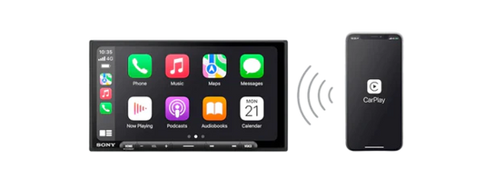 Sony XAV-AX6000 7" Double Din with Carplay & Android Auto Digital Multimedia Receiver