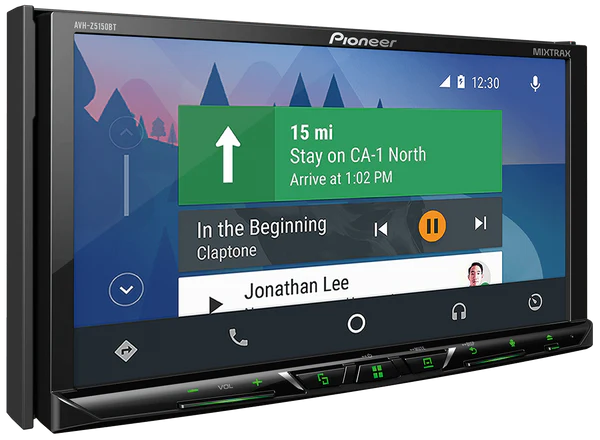 Pioneer AVH-Z5150BT 7" BT/DVD/USB/AUX Android Auto/Carplay Double Din Radio