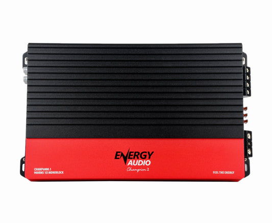 Energy Audio CHAMP6000.1 1- Channel 900WX1 RMS at 1 Ohm Monoblock Amplifier