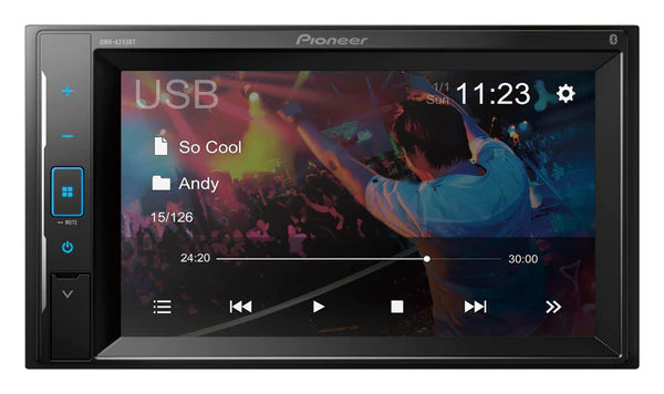 Pioneer DMH-A245BT+FREE CAMERA 6.2” Bluetooth/USB/AUX Double Din Multimedia Player