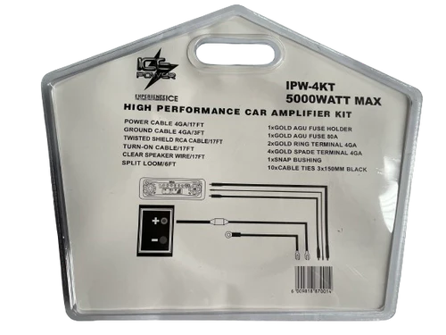 Ice Power IPW-4KT 4-Gauge Wiring Kit