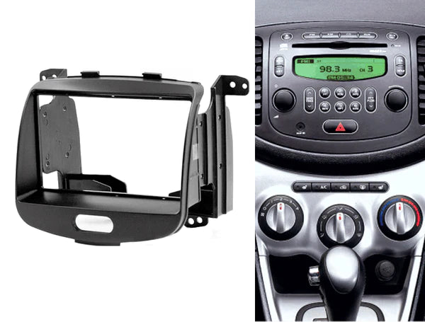 Hyundai i10 2008-2013 Double Din Trimplate