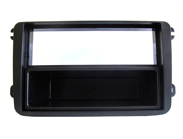 VW Golf 5, 6, Polo, Jetta, Passat, Amarok, Caravelle, Caddy, Tiguan  Double Din Trimplate with Pocket