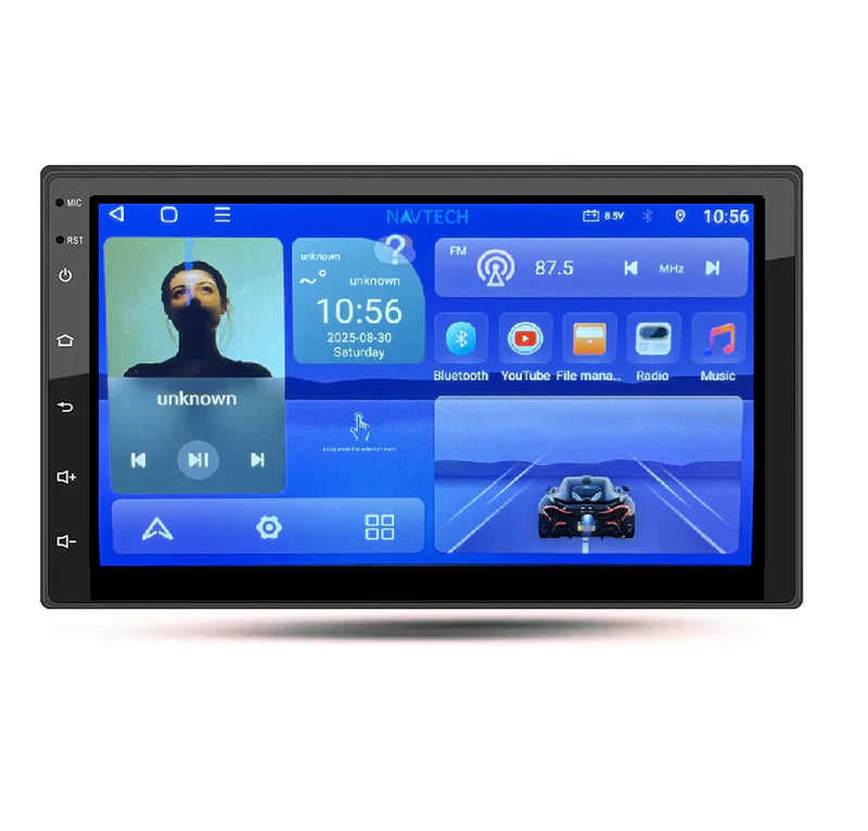 Navtech NAV7PRO 7" 4+64G Carplay/AndroidAuto Double Din Radio