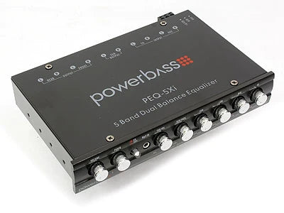 Powerbass PEQ-5Xi 5-Band Dual Balance Equalizer