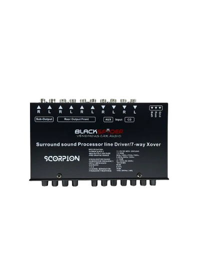 Black Spider SCORPION 7 Band Parametric Equalizer