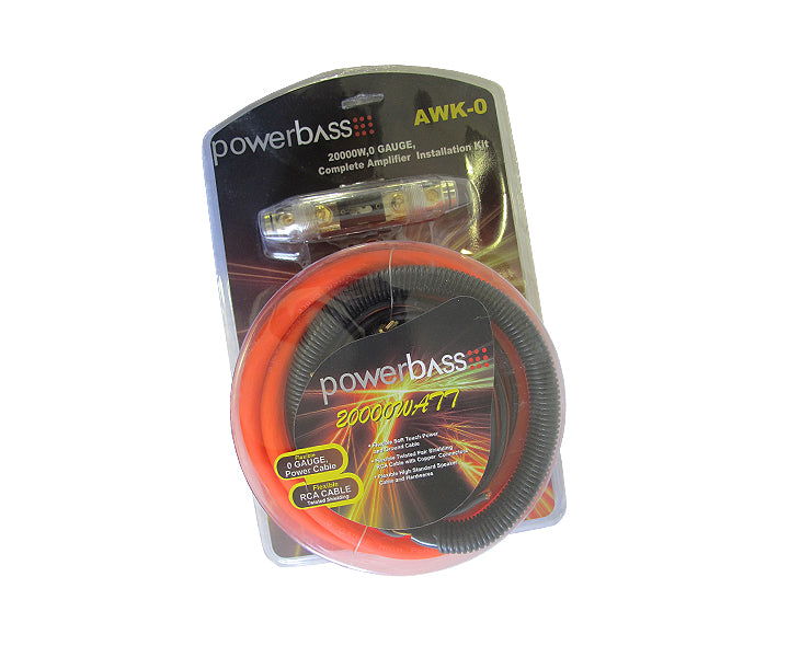 Powerbass AWK-0 20000W 0 Gauge Wiring Kit