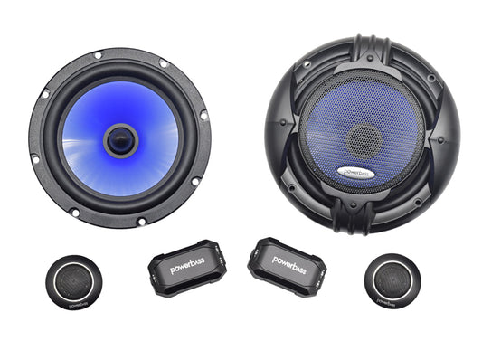 Powerbass PSK1620C 400W 2-Way 6.5" Speaker Split System