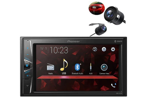 Pioneer DMH-G225BT Double Din 6.2″ AV Receiver with Bluetooth + Free Camera