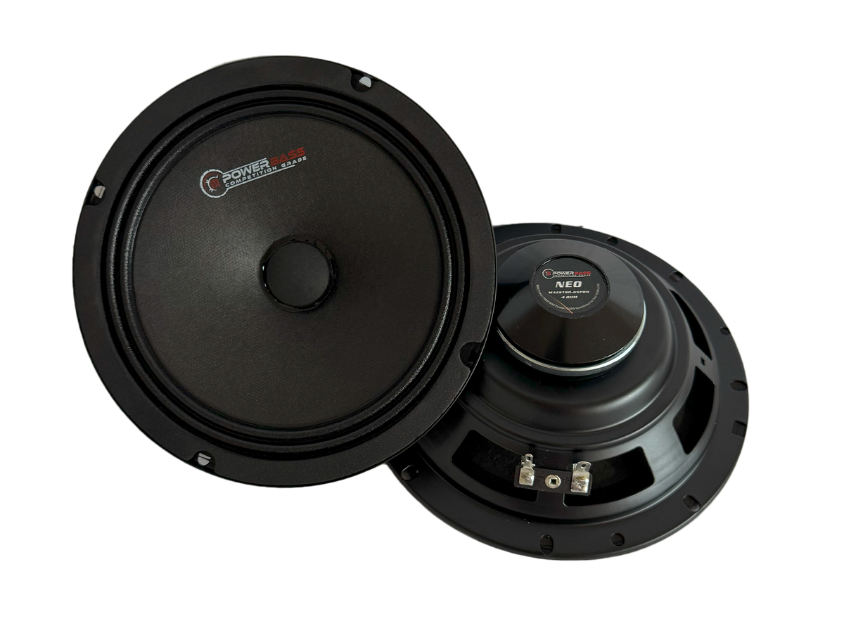 Powerbass MAESTRO-65PRO 6.5" NEO 1200W Midrange Speaker
