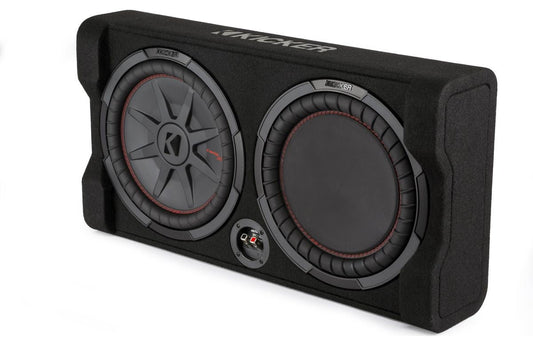 Kicker 48TRTP102 10" 800w Down-Firing Dual Enclosed Active Subwoofer